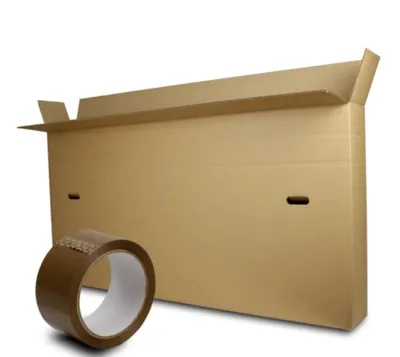 Produktbild von Fahrradkarton 160 x 20 x 80 cm Doppelwellig inkl. Packband Versandkarton 1600 x 200 x 800 mm - Versandkarton für Fahrrad