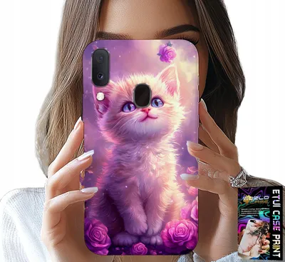 Produktbild von Etui Für Samsung Galaxy A20E - Süsse Katze, Katze, Tierdesigns