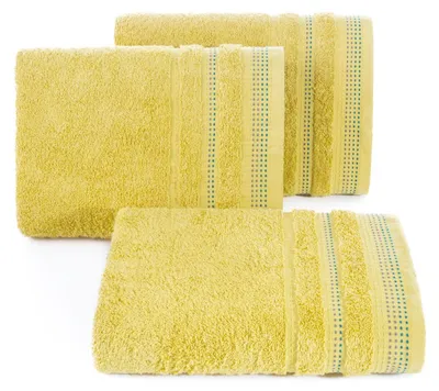 Zdjęcie produktu dla Eurofirany 348955, 50 x 90 cm, Bawełna, Żółty, 1 szt.