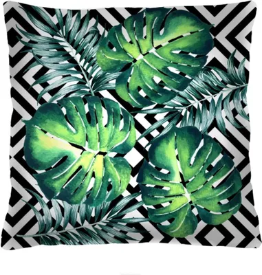 Produktbild von ARCO DESIGN Dekokissen "Costa-Rica" Farbig Stoffbezug 50 x 50 cm Dekokissen mit Füllung Dekokissen für Wohnzimmer Schlafzimmer