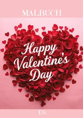 Produktbild von Malbuch Happy Valentine´s Day 2 für deine Lieben zum Entspannen