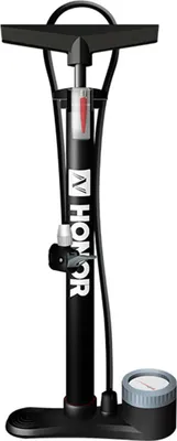 Produktbild von Fahrradpumpe - Standpumpe - 160 PSI Hochdruck - Manometer - Presta & Schrader Ventile - Ballnadel & Adapter - Manuell