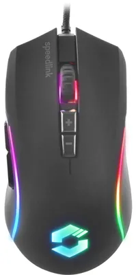 Zdjęcie produktu dla Mysz gamingowa ZAVOS RGB, przewodowa, przełącznik DPI do 8000, programowalna, gumowana powierzchnia, okablowanie w obudowie, 5 przycisków, czarna