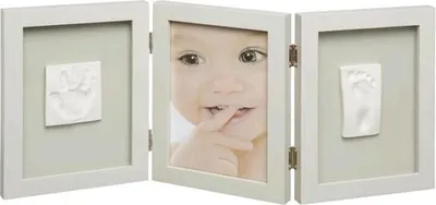 Obrázek produktu pro Baby Art Fotorahmen - 2 Baby Prints Taupe 34122007