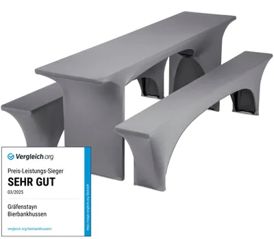 Obrázek produktu pro Sada tří kusů podtácků na stůl, barva antracit, vhodná pro stoly o šířce 50 cm nebo 70 cm
