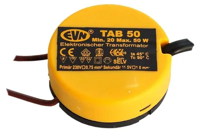 Obrázek produktu pro Transformátor LV 20 ... 50W 230V / 12V TAB 50