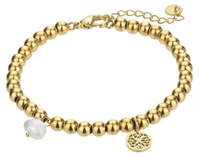 Produktbild von Vergoldetes Perlenarmband Layla Gold Bracelet MCB23015G