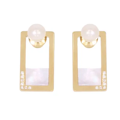 Zdjęcie produktu dla Skagen SKJ1426998 Kolczyki sztyfty damskie AGNETHE stal nierdzewna złoto biały