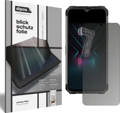 Produktbild von Blickschutzfolie für Ulefone Armor 7 matt Schutzfolie Folie Display Schutz dipos