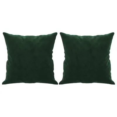 Immagine prodotto di Cuscini Decorativi 2 pz Verde Scuro 40x40 cm in Velluto