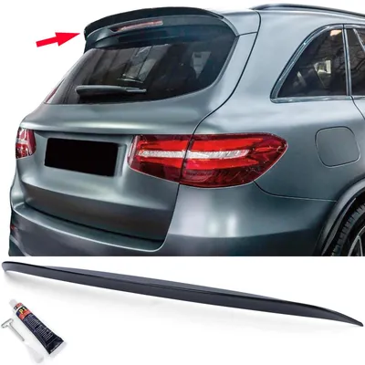 Produktbild von Dachspoiler Heckspoiler schwarz glänzend für Mercedes GLC X253 2015-2022