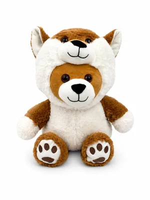 Produktbild von Teddybär im Wolfkostüm 41 cm Plüschbär im Wolfanzug Stofftier Weiches Kawaii Geschenk für Kinder