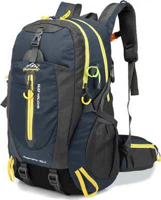 Produktbild von 40L Bergsteigerrucksack, kleiner Rucksack, wasserdichter Bergsteigerrucksack, packbarer Rucksack, Damen- und Herren-Outdoor-Bergsteigerrucksäcke
