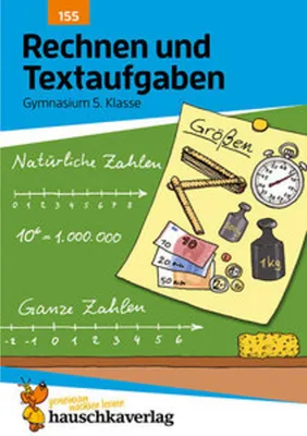 Produktbild von Rechnen und Textaufgaben - Gymnasium 5. Klasse, A5-Heft