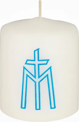 Produktbild von Marienkerze Maria Lichtmesskerze Elfenbein 60 x Ø 50 mm, 1 Stück