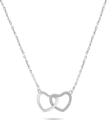 Immagine prodotto di Collana romantica in argento con zirconi NCL91W