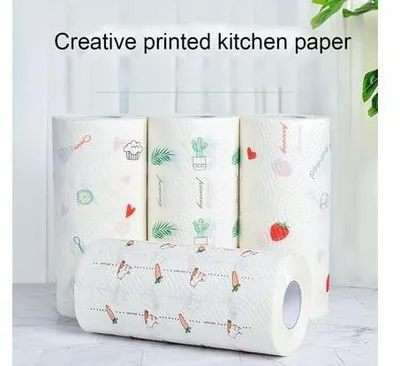 Produktbild von Küchenpapier, saugfähig, ölabsorbierend, Papierhandtuch für die Küche, zufällige Farbe
