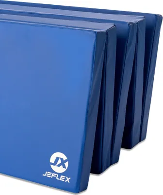 Produktbild von Turnmatte klappbar 250 x 100 x 8 cm BLAU Weichbodenmatte