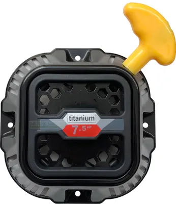 A starter pull cord assembly for a Loncin engine.