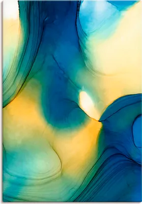 Produktbild von ARTland Leinwandbild Strand Größe: 70x100 cm