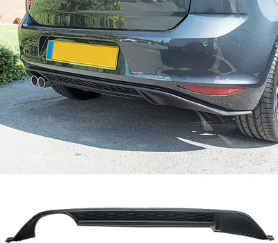 Zdjęcie produktu dla Dyfuzor tylny Dyfuzor tylnego zderzaka Sport Look dla VW Golf VII 7 od 2012-