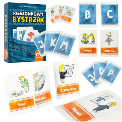 Produktbild von Muduko Gra Kieszonkowy Bystrzak karciana