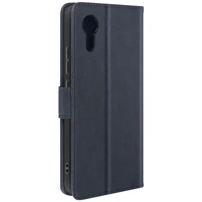 Produktbild von Avizar, Kunstlederetui mit Standfunktion Samsung Galaxy Xcover 7, Nachtblau