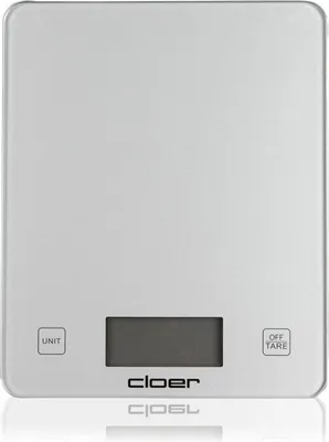 Zdjęcie produktu dla Cloer 6871, Elektroniczna waga kuchenna, 10 kg, 5 g, Biały, Szkło, Blat
