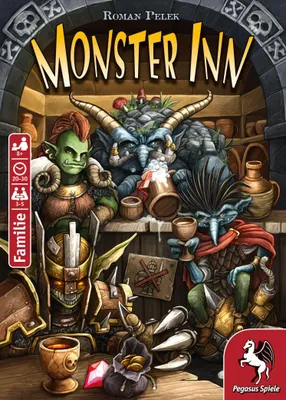 Produktbild von Pegasus Monster Inn, Brettspiel, Rollenspiele, 8 Jahr(e), 20 min, Familienspiel