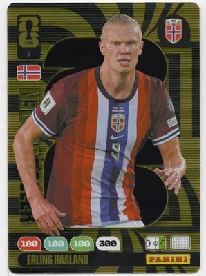 Produktbild von HAALAND Golden Baller RARE 7 FIFA 365 2025 Panini Football Cards