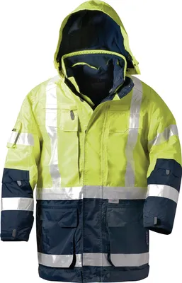 Produktbild von Warnschutzparka Jekyll Gr.XL gelb/marine ELYSEE