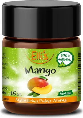 Produktbild von Natürliches Lebensmittelaroma Mango 15g, Pulver