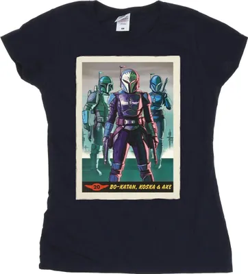 Produktbild von Star Wars - "The Mandalorian" T-Shirt für Damen BI50585 (S) (Marineblau)
