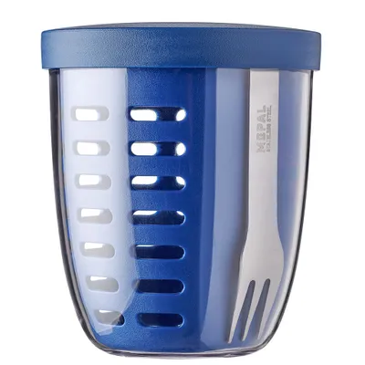 Image de Mepal pot de fruits ellipse - bleu vif