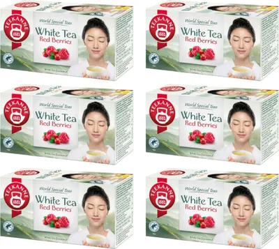 Produktbild von Teekanne Weißer Tee Cranberry Himbeere 120 Teebeutel - Weisser Tee aromatisiert