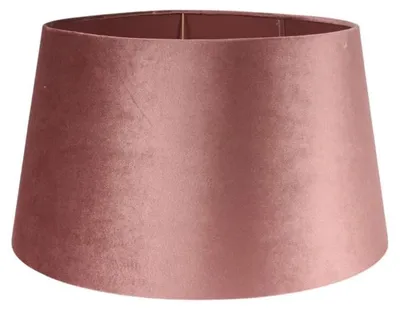 Produktbild von Lampenschirm, 50 cm Durchmesser, rund, rosa, aus Stoff