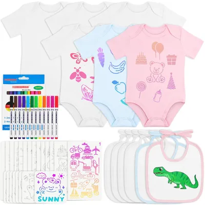 Obrázok produktu pre Bavlnené zástery pre bábätká, ideálne na oslavy pre bábätká