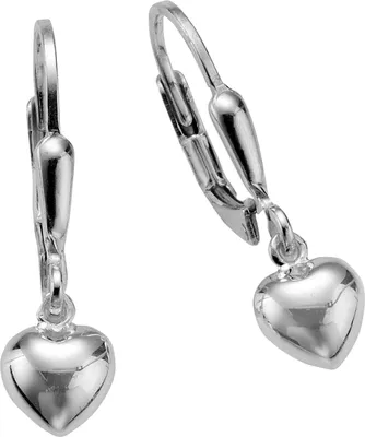 Produktbild von Zeeme for Kids Ohrringe 925/- Sterling Silber 2,5cm weiß ohne 271230031