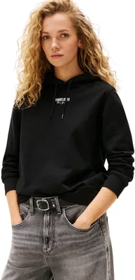 Produktbild von Tommy Jeans Women's TJW REG ESS Logo 2 Hoodie EXT DW0DW20943 Pullover Hoodie, Bl