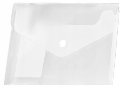 Produktbild von Tetis A4 Umschlagmappe transparent mit Druckknopfverschluss