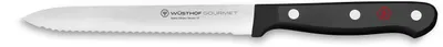 Wurstmesser 14 cm, Klingenlänge 14 cm, Edelstahl, schwarz, spülmaschinenfest