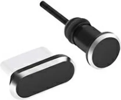 Immagine prodotto di Apt Da23 Coperchio Antipolvere Usb-C 2 Pezzi Nero