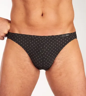 Image de Hom slip comfort micro briefs max black hommes