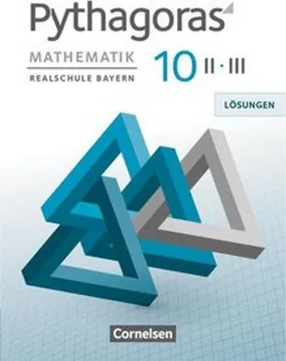 Immagine prodotto di Pythagoras 10. Jahrgangsstufe (WPF II/III) - Realschule Bayern - Lösungen zum Schülerbuch