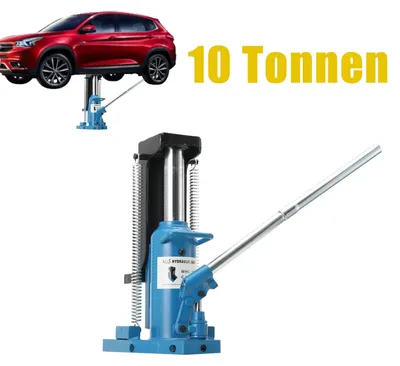 Obrázek produktu pro Hydraulický zvedák pro vozidla - zvedací nástroj pro automobily - nosnost 10 tun - typ 4 - ocel