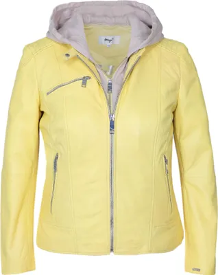 Produktbild von Maze Lederjacke 42021318 Damen banana 44