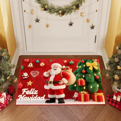 Weihnachtsdeurmat 40x60 cm – Antirutsch, waschbar, Innen/Außen