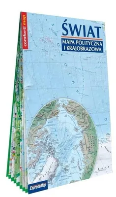 Zdjęcie produktu dla Świat - mapa polityczna i krajobrazowa 1:31 000 000