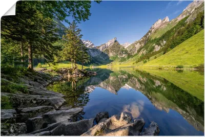 Produktbild von ARTland Poster Seealpsee Schweiz Größe: 60x40 cm