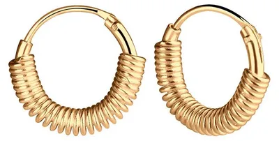 Produktbild von Kleine Creolen Silber 925 roségold Ohrringe 11 mm
